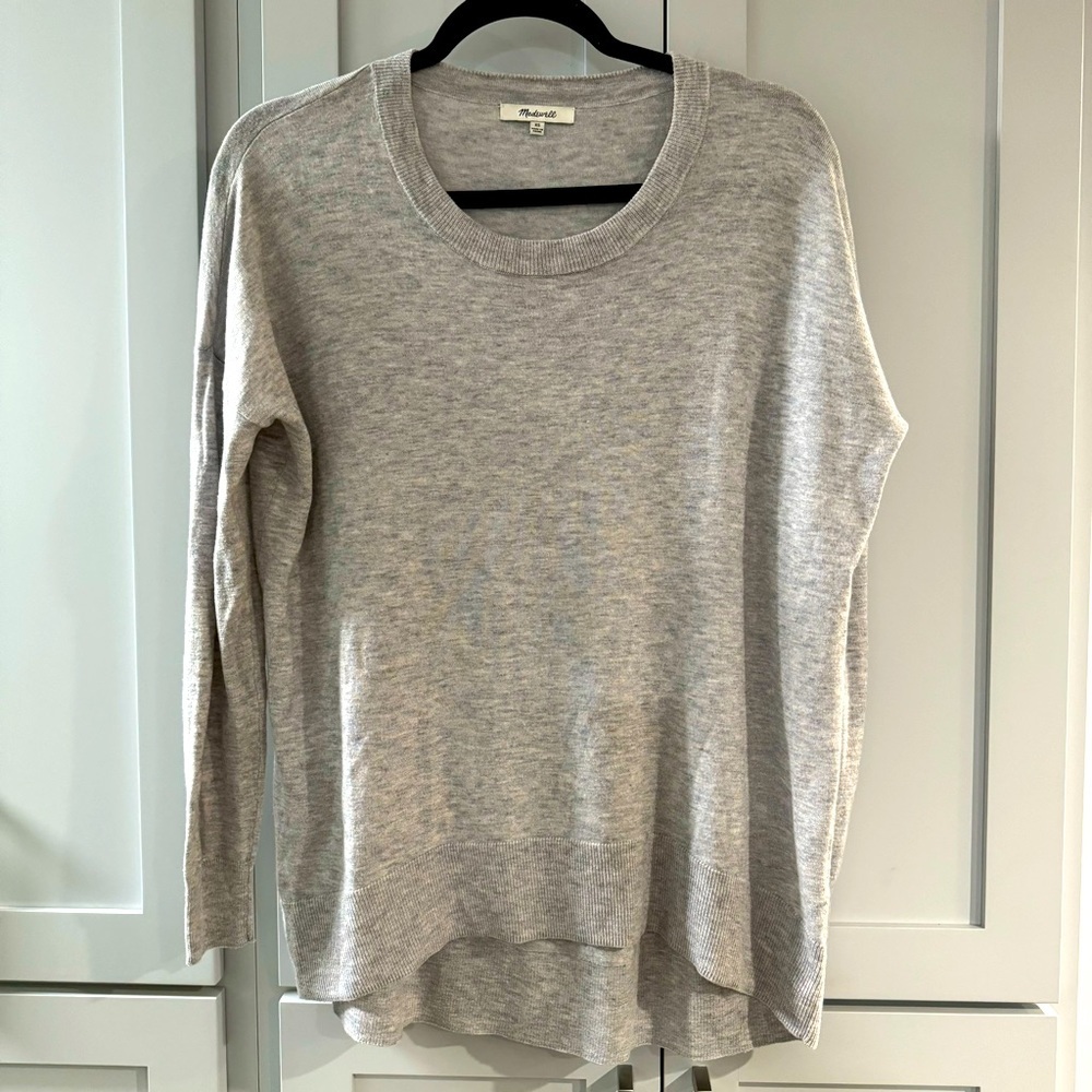 Madewell Wool Blend‎ Gray Sweater XS